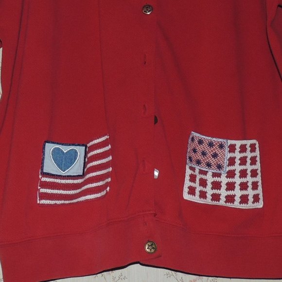 red whimsical top - Picture 3 of 3